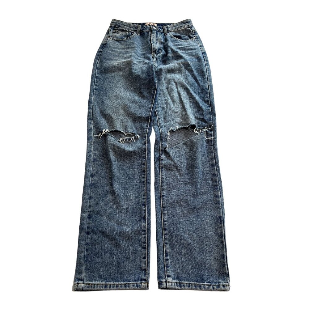 MISSPAP Straight Jeans in Blue